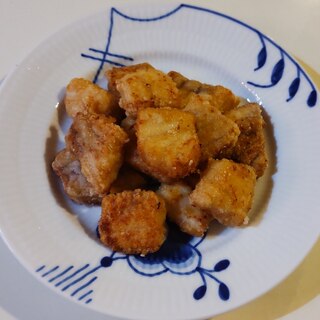 揚げ焼きで簡単♪メカジキの竜田揚げ